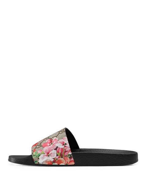 gucci bloom sandals|gucci slides pursuit.